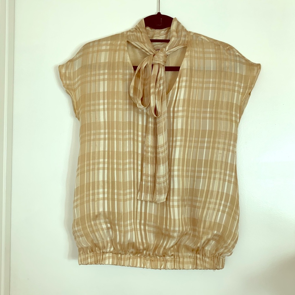 A.P.C. APC silk blouse top rare collectible